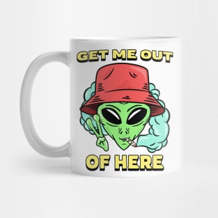 get me out of here alien Mug